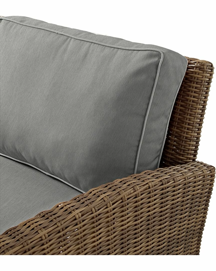 Crosley Bradenton 5Pc Outdoor Wicker Chair Set Home Seating - Image 4