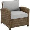 Crosley Bradenton Outdoor Wicker Armchair Home Seating