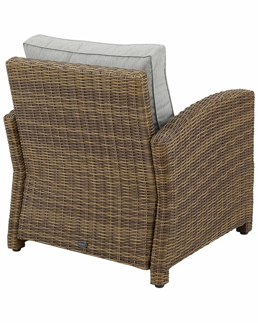 Crosley Bradenton Outdoor Wicker Armchair Home Seating - Image 3