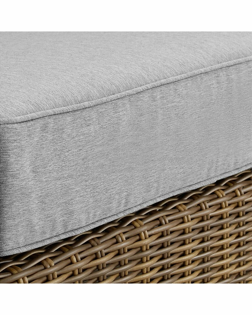 Crosley Bradenton Outdoor Wicker Armchair Home Seating - Image 4