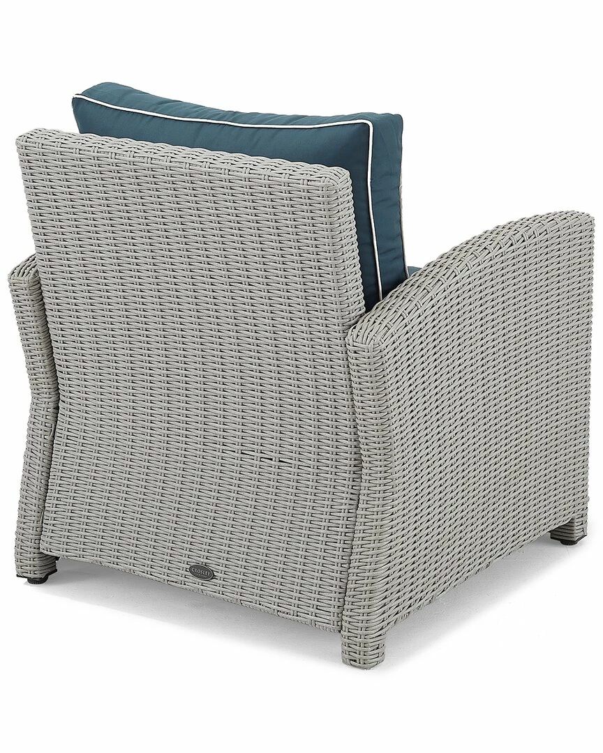 Crosley Bradenton Outdoor Wicker Armchair Home Seating - Image 3