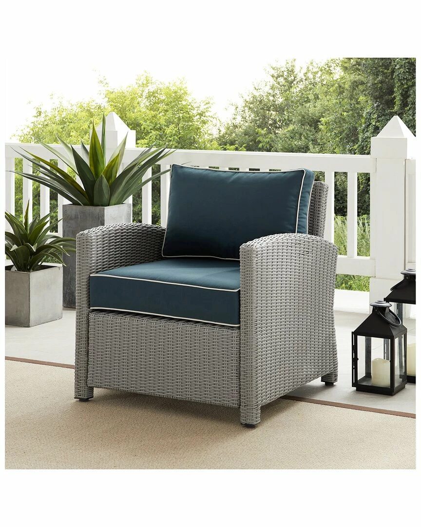 Crosley Bradenton Outdoor Wicker Armchair Home Seating - Image 5