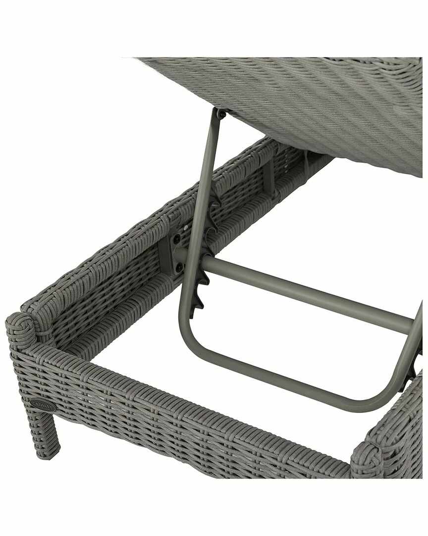 Crosley Bradenton Outdoor Wicker Chaise Lounge Home Seating - Image 4
