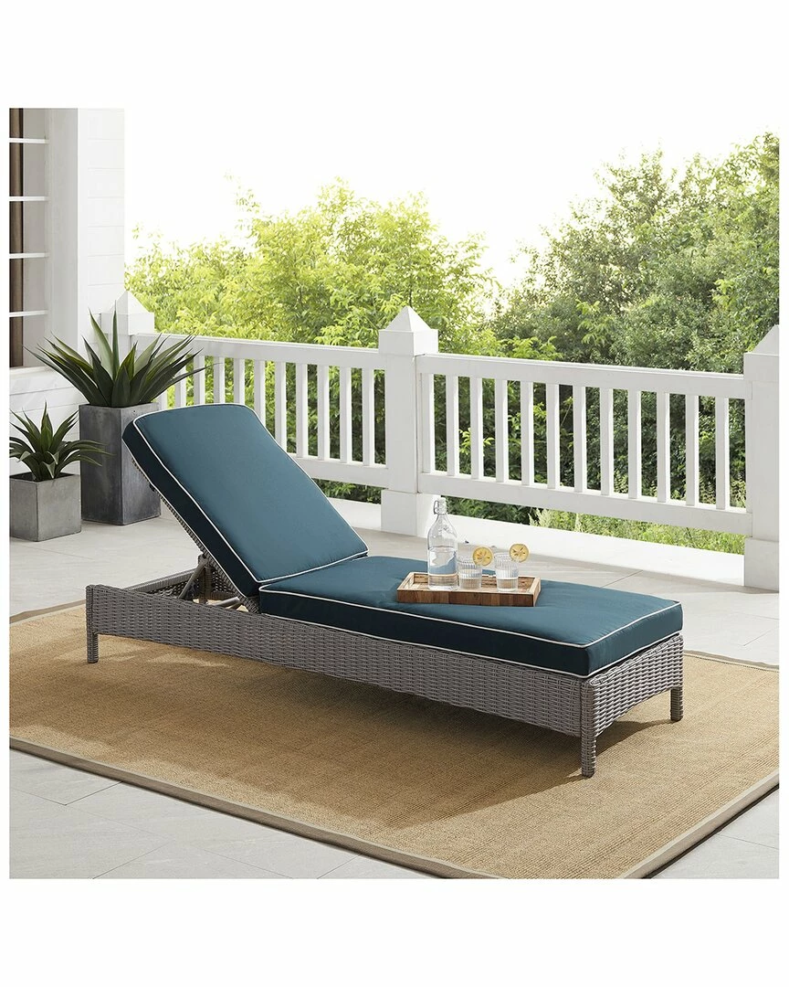 Crosley Bradenton Outdoor Wicker Chaise Lounge Home Seating - Image 5
