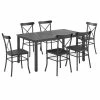 Crosley Furniture Astrid 7pc Outdoor Metal Dining Set Home Dining Sets