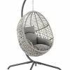 Crosley Lorelei Indoor/Outdoor Wicker Hanging Egg Chair Home Seating