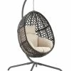 Crosley Calliope Indoor/Outdoor Wicker Hanging Egg Chair Home Seating