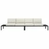 Crosley Furniture Piermont 2Pc Outdoor Metal Sectional Set Home Seating