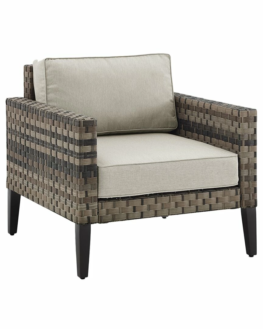 Crosley Furniture Prescott Outdoor Wicker Armchair Home Seating