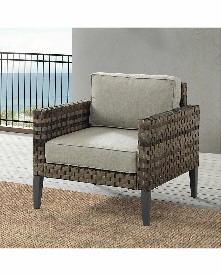 Crosley Furniture Prescott Outdoor Wicker Armchair Home Seating - Image 2