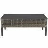 Crosley Furniture Prescott Outdoor Wicker Coffee Table Home Outdoor Tables