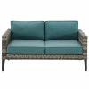Crosley Furniture Prescott Outdoor Wicker Loveseat Home Seating