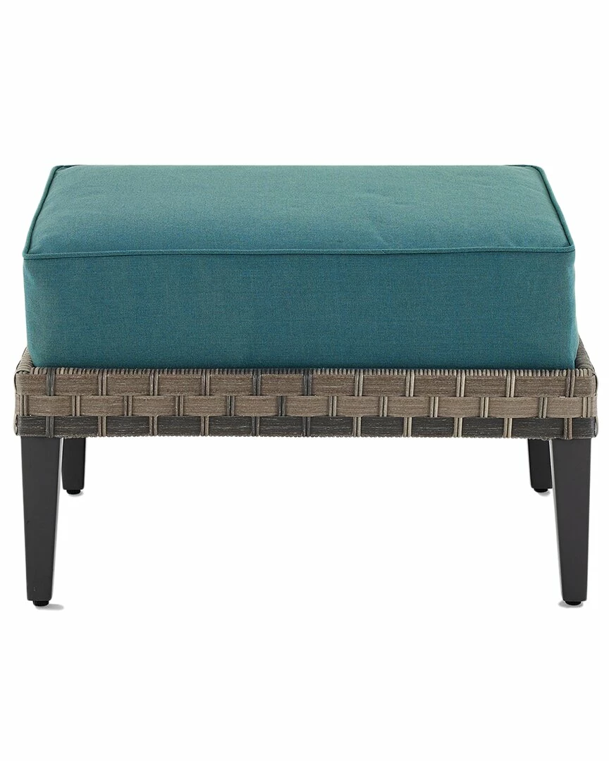 Crosley Furniture Prescott Outdoor Wicker Ottoman Home Seating