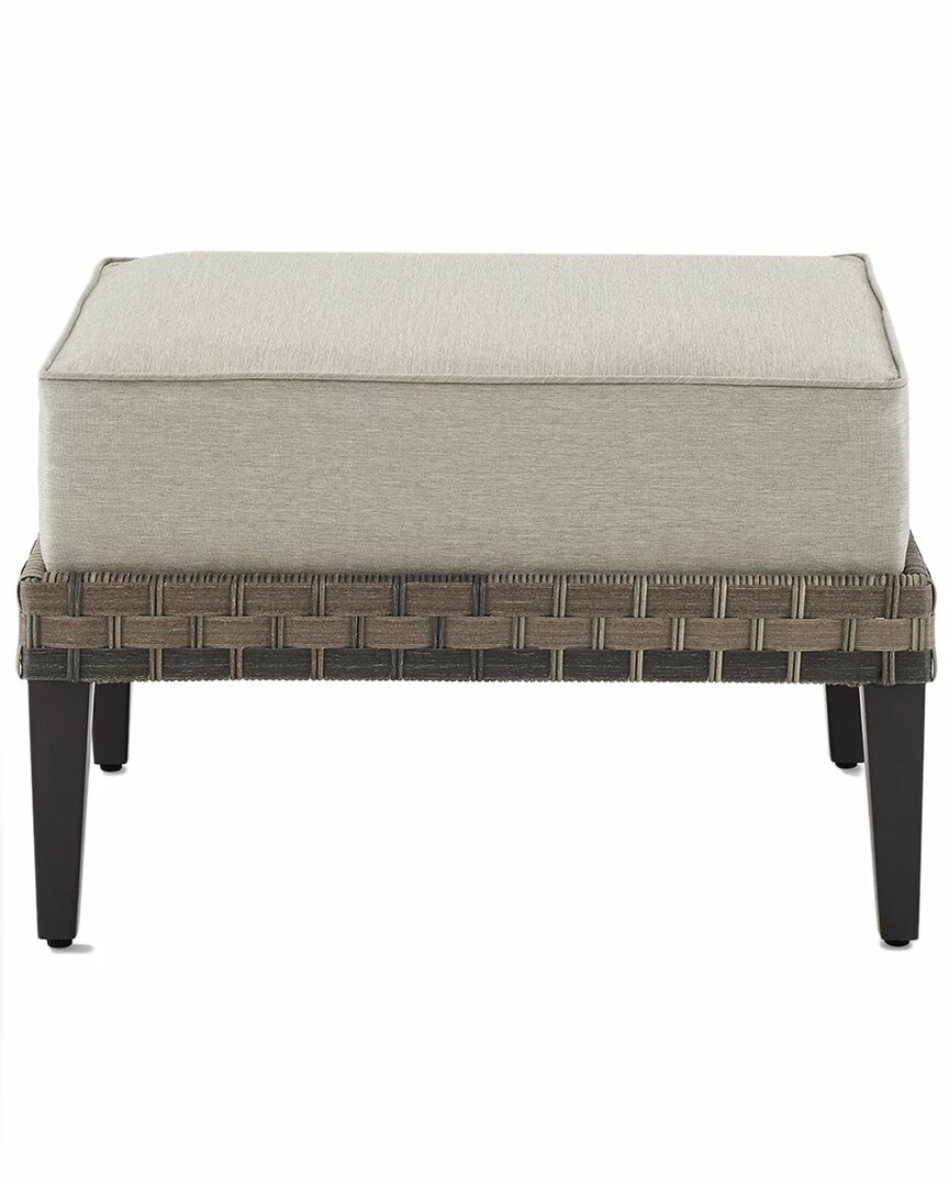 Crosley Furniture Prescott Outdoor Wicker Ottoman Home Seating