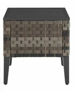 Crosley Furniture Prescott Outdoor Wicker Side Table Home Outdoor Tables