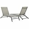 Crosley Furniture Weaver 2pc Outdoor Sling Chaise Lounge Set Home Seating