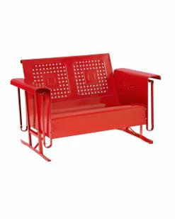 Crosley Bates Loveseat Glider Home Seating