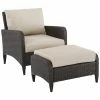 Crosley Kiawah 2pc Outdoor Wicker Chair Set Home Seating