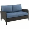 Crosley Kiawah Outdoor Wicker Loveseat Home Seating