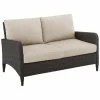 Crosley Kiawah Outdoor Wicker Loveseat Home Seating