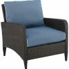 Crosley Kiawah Outdoor Wicker Arm Chair Home Seating