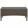 Crosley Rockport Outdoor Wicker Coffee Table Home Seating