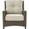 Crosley Rockport Outdoor Wicker High Back Arm Chair Home Seating