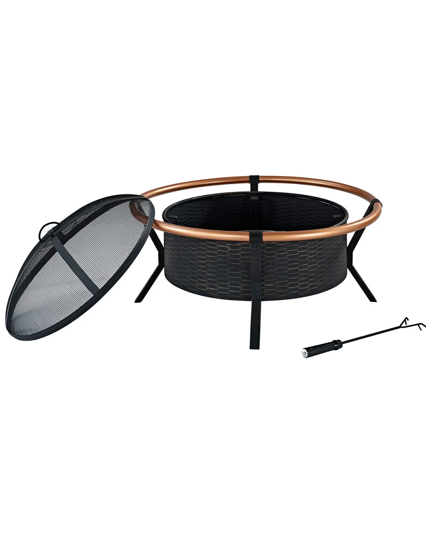 Crosley Yuma Firepit Home Outdoor Tables - Image 2