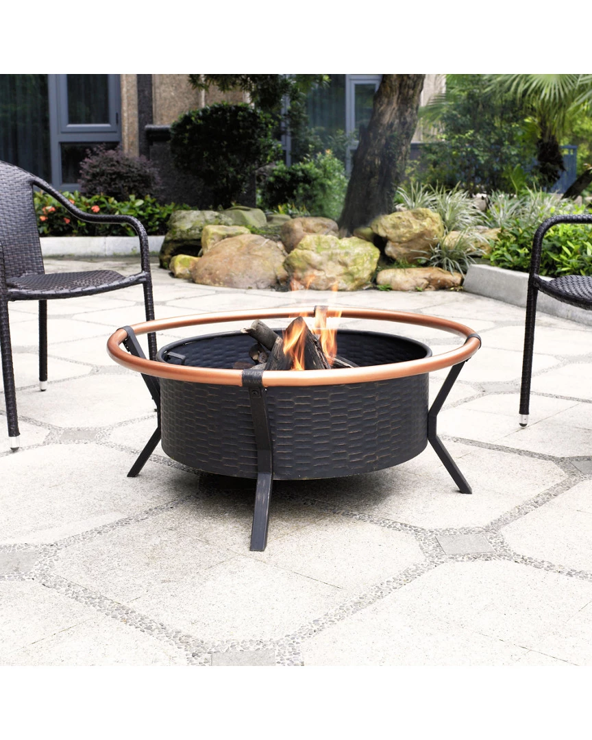 Crosley Yuma Firepit Home Outdoor Tables - Image 4